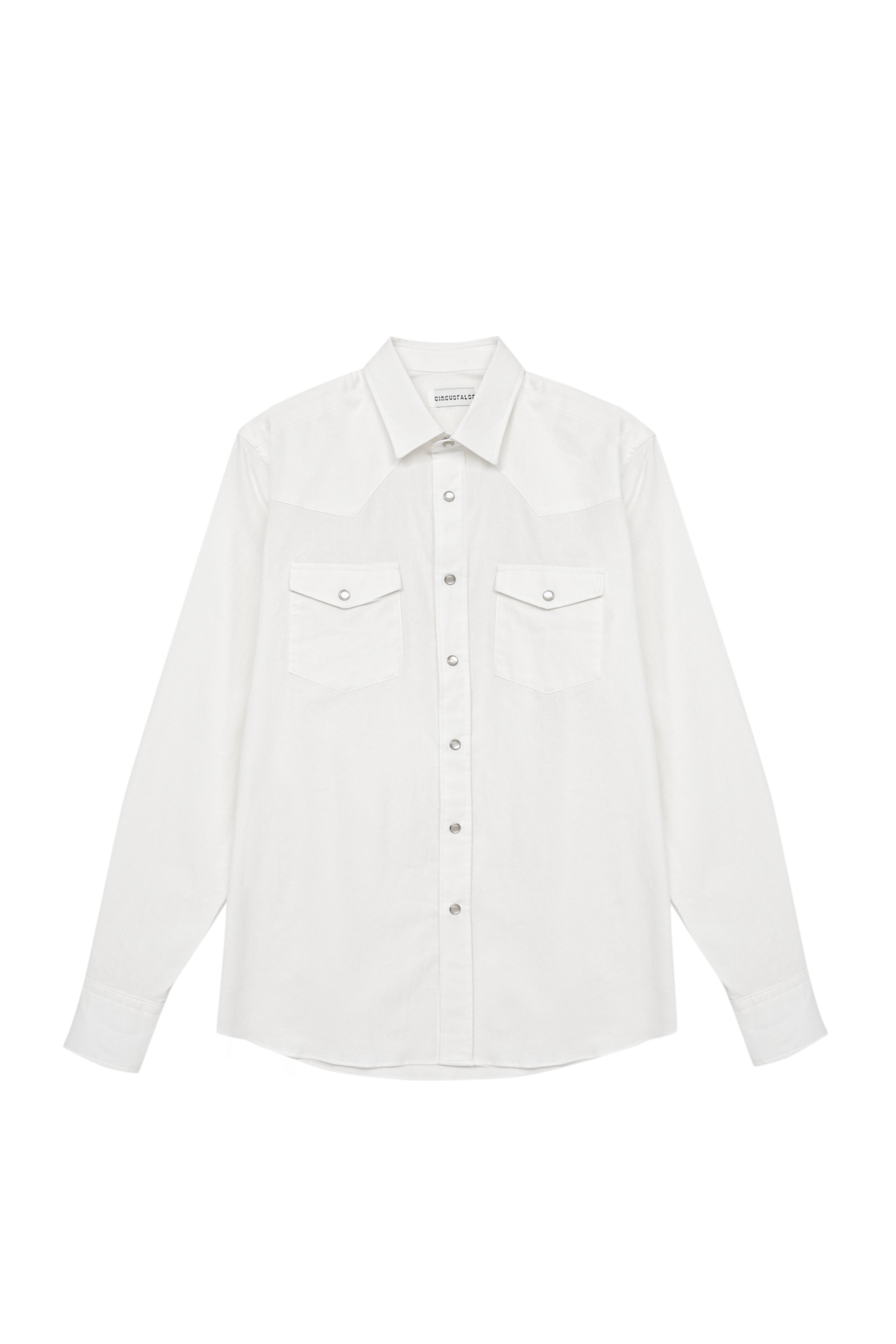 WESTERN SHIRTS IN WHITE FLANNEL